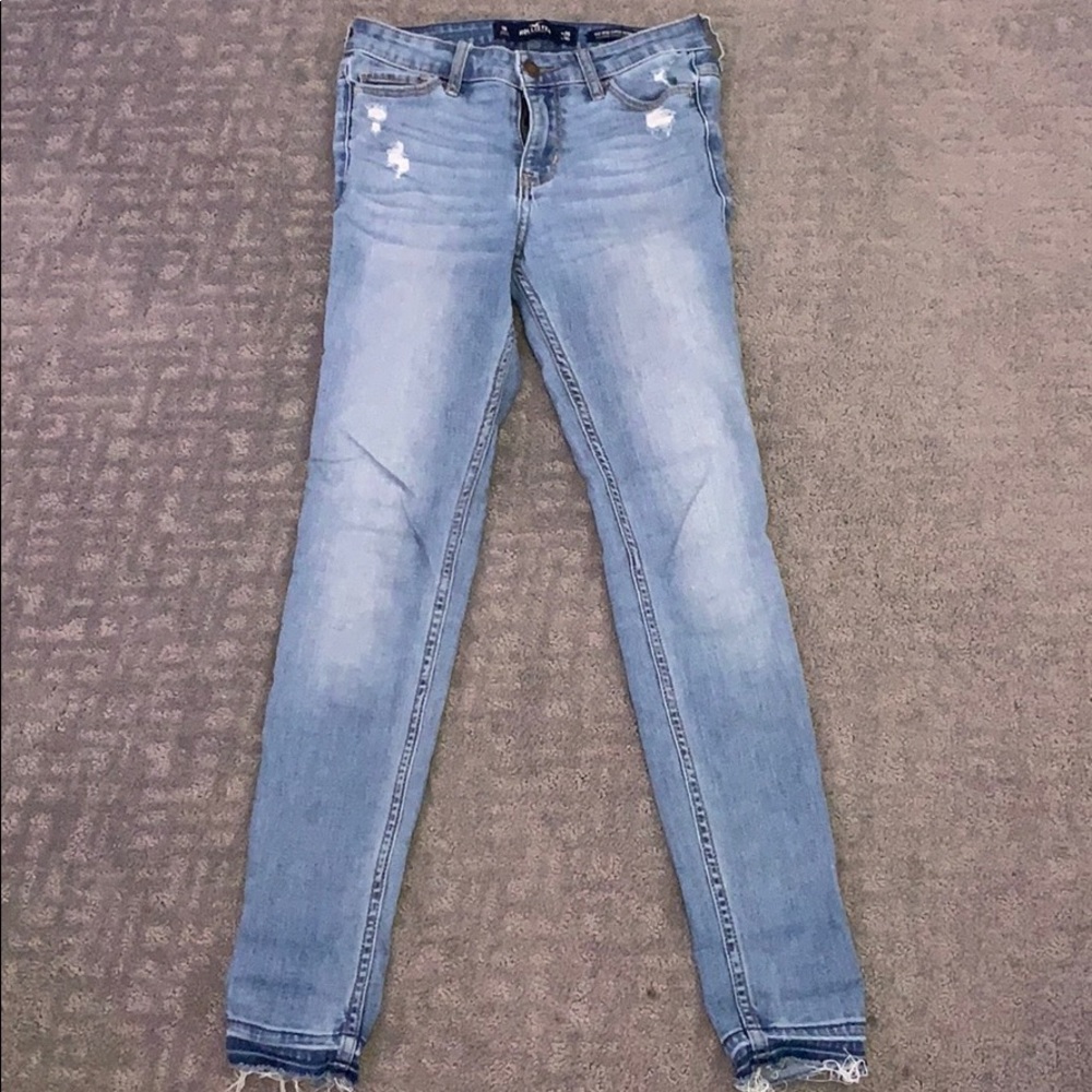 Hollister 1r mid rise classic stretch skinny jeans